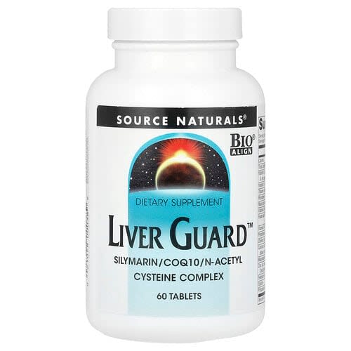 Source Naturals Source Naturals リバーガード™ シリマリン、CoQ10、N-アセチルシステイン コンプレックス タブレット60粒 パッケージ画像