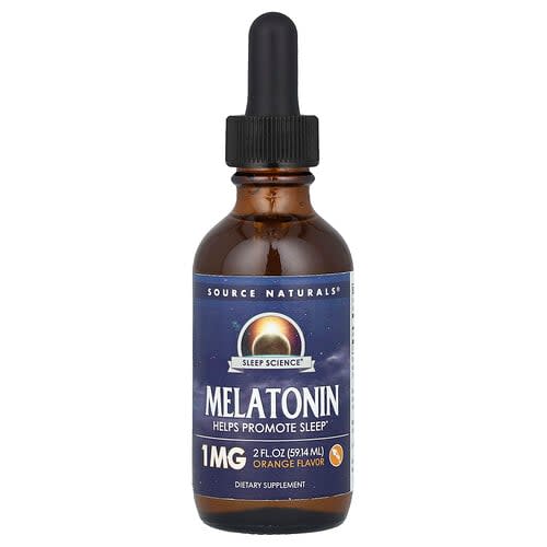 Source Naturals Source Naturals メラトニン オレンジ 1mg 59.14ml パッケージ画像