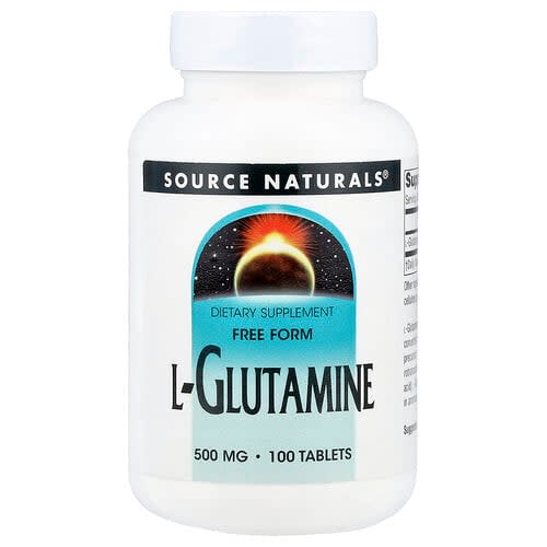 Source Naturals Source Naturals L-グルタミン 500mg タブレット100粒 パッケージ画像
