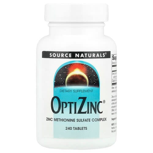 Source Naturals Source Naturals OptiZinc®、240タブレット パッケージ画像