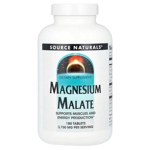 Source Naturals Source Naturals マグネシウムマレート タブレット180粒 パッケージ画像