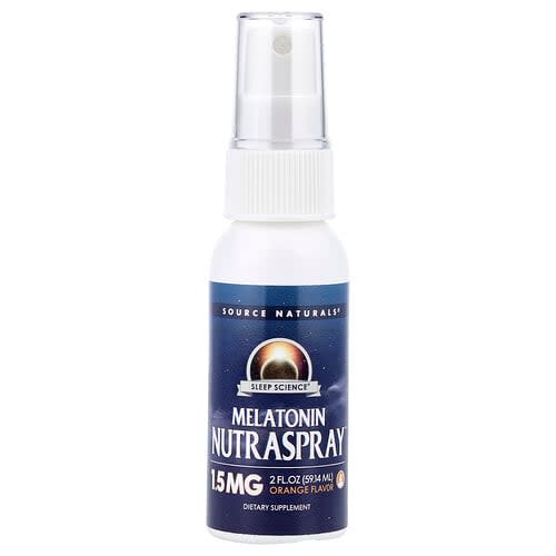 Source Naturals Source Naturals Sleep Science® メラトニン ニュートラスプレー オレンジ味 59ml パッケージ画像
