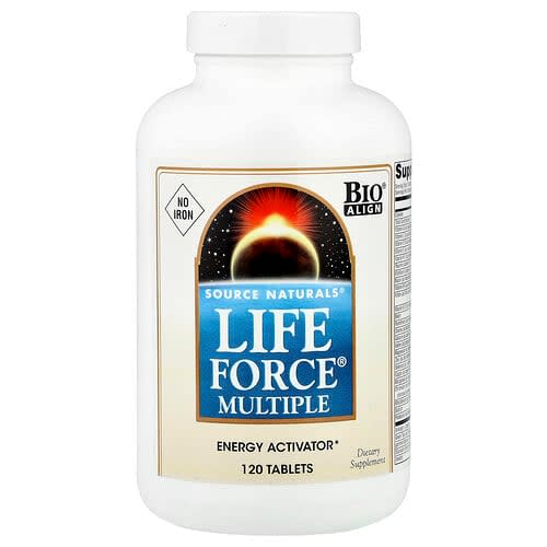 Source Naturals Source Naturals, Life Force Multiple®(アイアンフリー)、120タブレット パッケージ画像