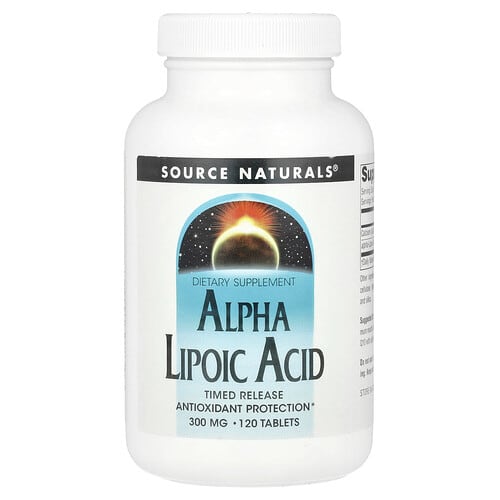 Source Naturals Source Naturals アルファリポ酸 タイムリリース 120タブレット パッケージ画像