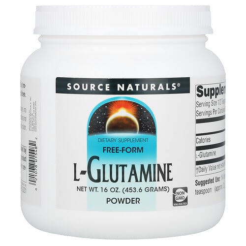 Source Naturals Source Naturals L-グルタミン パウダー 453.6g パッケージ画像