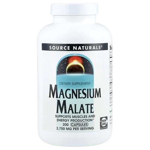 Source Naturals Source Naturals マグネシウムマレート 200粒 パッケージ画像