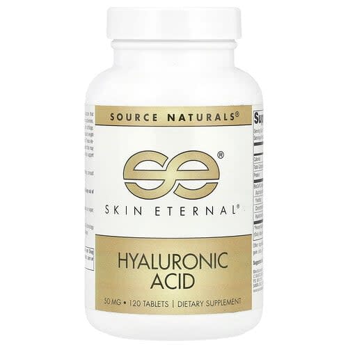 Source Naturals Source Naturals、スキン エターナル®、ヒアルロン酸、タブレット120粒 パッケージ画像