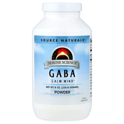 Source Naturals Source Naturals、Serene Science®、GABAパウダー、226.8g(8oz) パッケージ画像
