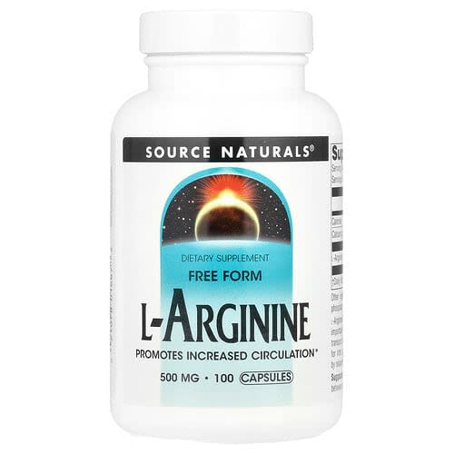 Source Naturals Source Naturals L-アルギニン フリーフォーム 100粒 パッケージ画像