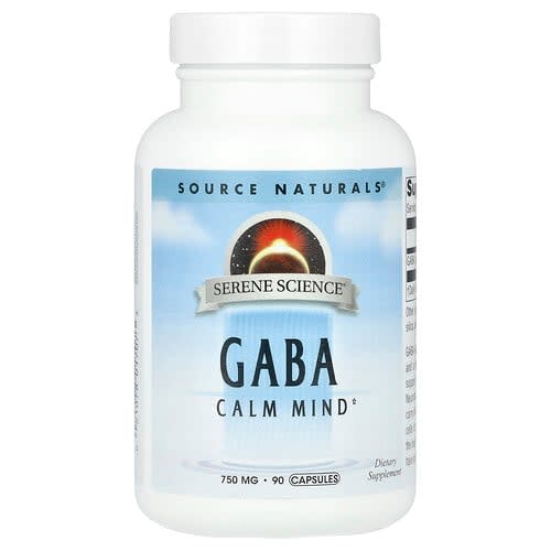 Source Naturals Source Naturals Serene Science® GABA 750mg 90粒 パッケージ画像
