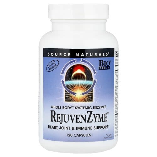 Source Naturals Source Naturals, RejuvenZyme™, カプセル120粒 パッケージ画像