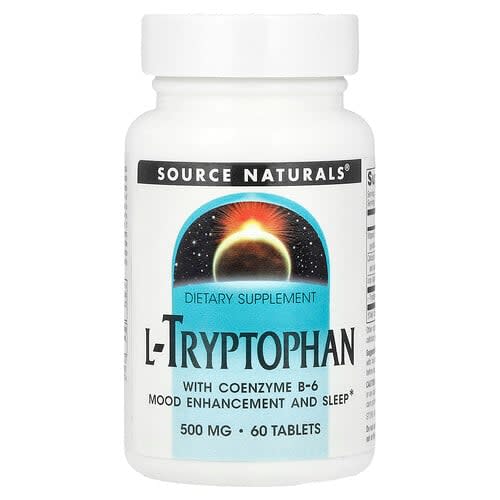 Source Naturals Source Naturals L-トリプトファン with コエンザイム B-6 タブレット60粒 パッケージ画像