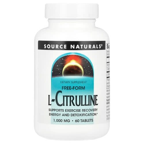 Source Naturals Source Naturals L-シトルリン 1,000mg タブレット60粒 パッケージ画像