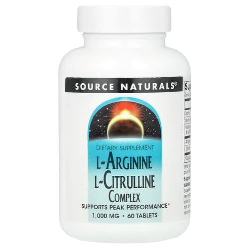 Source Naturals Source Naturals L-アルギニン L-シトルリン コンプレックス タブレット60粒 パッケージ画像