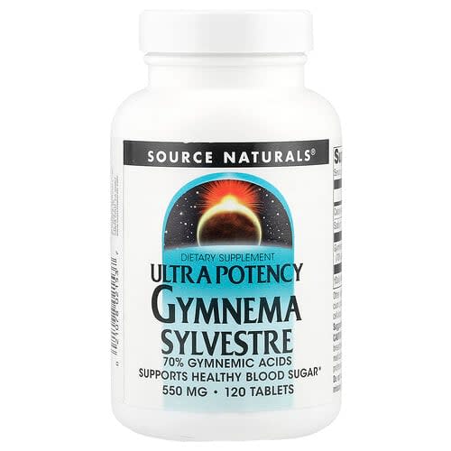 Source Naturals Source Naturals、ウルトラポテンシー ギムネマ・シルベスタ、120タブレット パッケージ画像