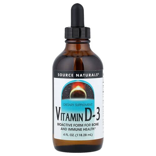 Source Naturals Source Naturals ビタミンD-3 液体 118.28ml パッケージ画像