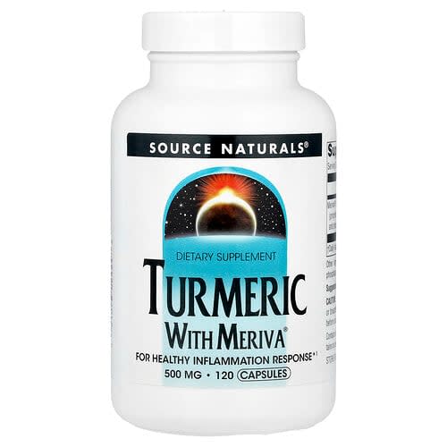 Source Naturals Source Naturals, ターメリック with メリバ®、500 mg、120カプセル パッケージ画像