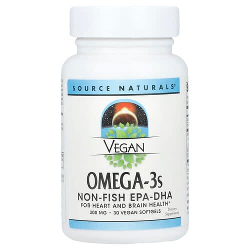 Source Naturals Source Naturals ビーガン オメガ3s ビーガンソフトジェル30粒 パッケージ画像
