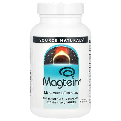 Source Naturals Source Naturals マグテイン® マグネシウム L-スレオン酸塩 90粒 パッケージ画像