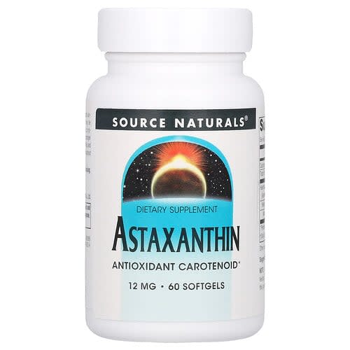 Source Naturals Source Naturals, アスタキサンチン, ソフトジェル60粒 パッケージ画像