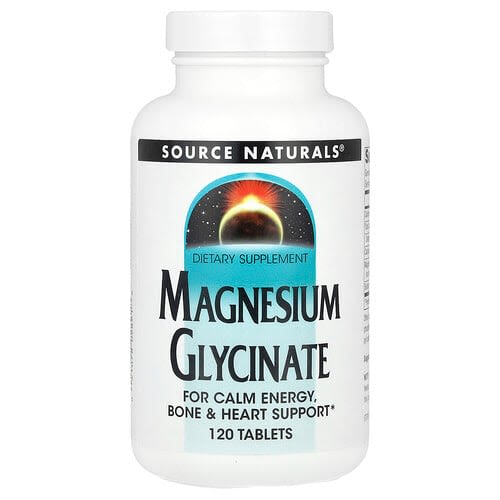 Source Naturals Source Naturals マグネシウム グリシネート 120タブレット パッケージ画像
