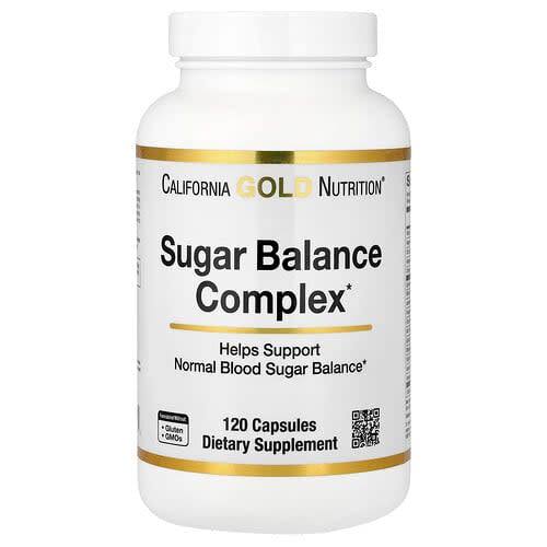 California Gold California Gold Nutrition シュガーバランスコンプレックス クロミウム配合 120粒 パッケージ画像