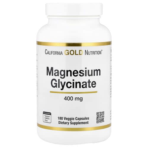 California Gold California Gold Nutrition マグネシウム グリシネート ベジカプセル180粒(1粒あたり133mg) パッケージ画像