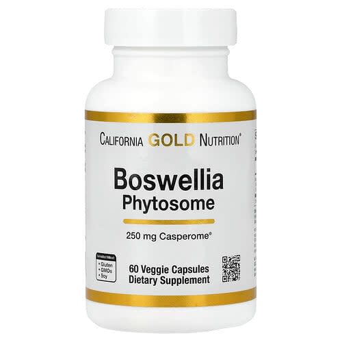 California Gold California Gold Nutrition ボスウェリア セラータ フィトソーム サンフラワーレシチン 250mg ベジカプセル60粒 パッケージ画像