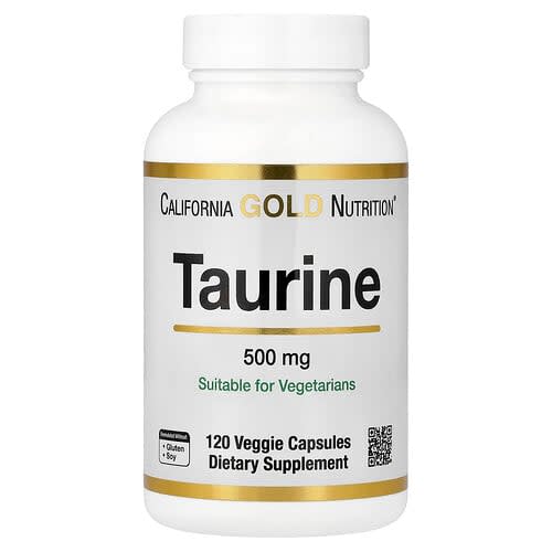 California Gold California Gold Nutrition タウリン ベジカプセル120粒(1カプセルあたり500mg) パッケージ画像