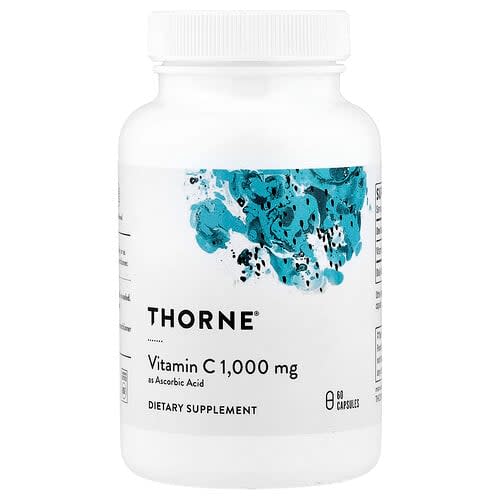 Thorne Thorne ビタミンC アスコルビン酸 60カプセル(1カプセルあたり1,000mg) パッケージ画像
