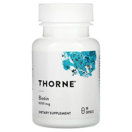 Thorne Thorne ビオチン 8,000mcg 60粒 パッケージ画像