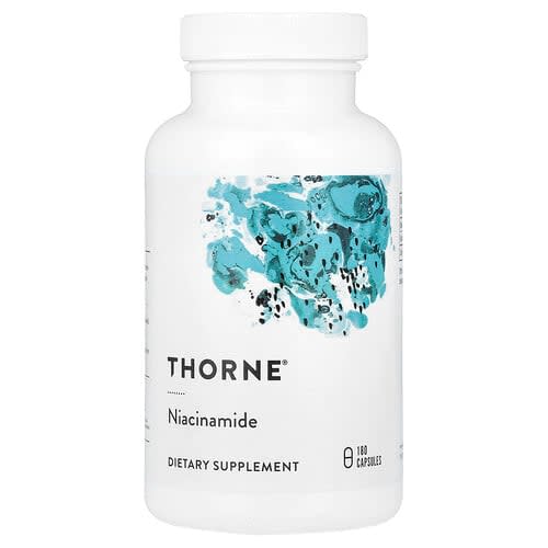 Thorne Thorne ナイアシンアミド 500mg ベジカプセル180粒 パッケージ画像