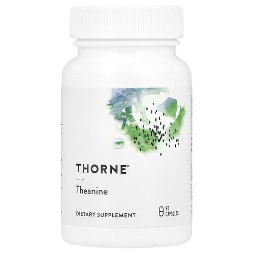 Thorne Thorne L-テアニン 90カプセル (1カプセルあたり200mg) パッケージ画像