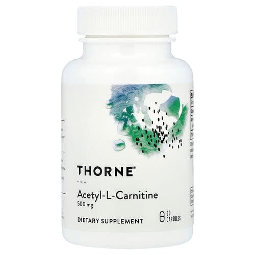 Thorne Thorne アセチル-L-カルニチン 500mg 60粒 パッケージ画像
