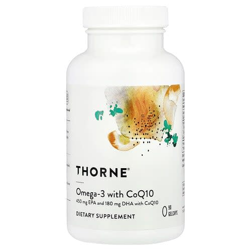 Thorne Thorne オメガ3 with CoQ10 ゲルカプセル90粒 パッケージ画像