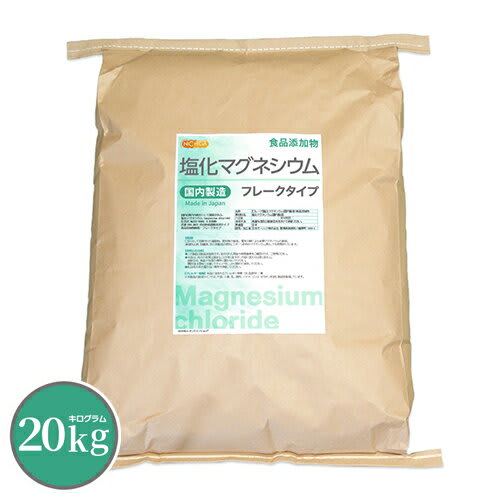 NICHIGA 塩化マグネシウム（国内製造） 20kg 食品添加物 MgCl2・6H2O 6水和物 NICHIGA(ニチガ) TK7 パッケージ画像