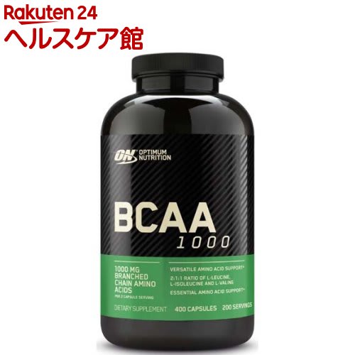 Optimum 国内正規品 ON オプティマムニュートリション BCAA 1000(400粒) パッケージ画像
