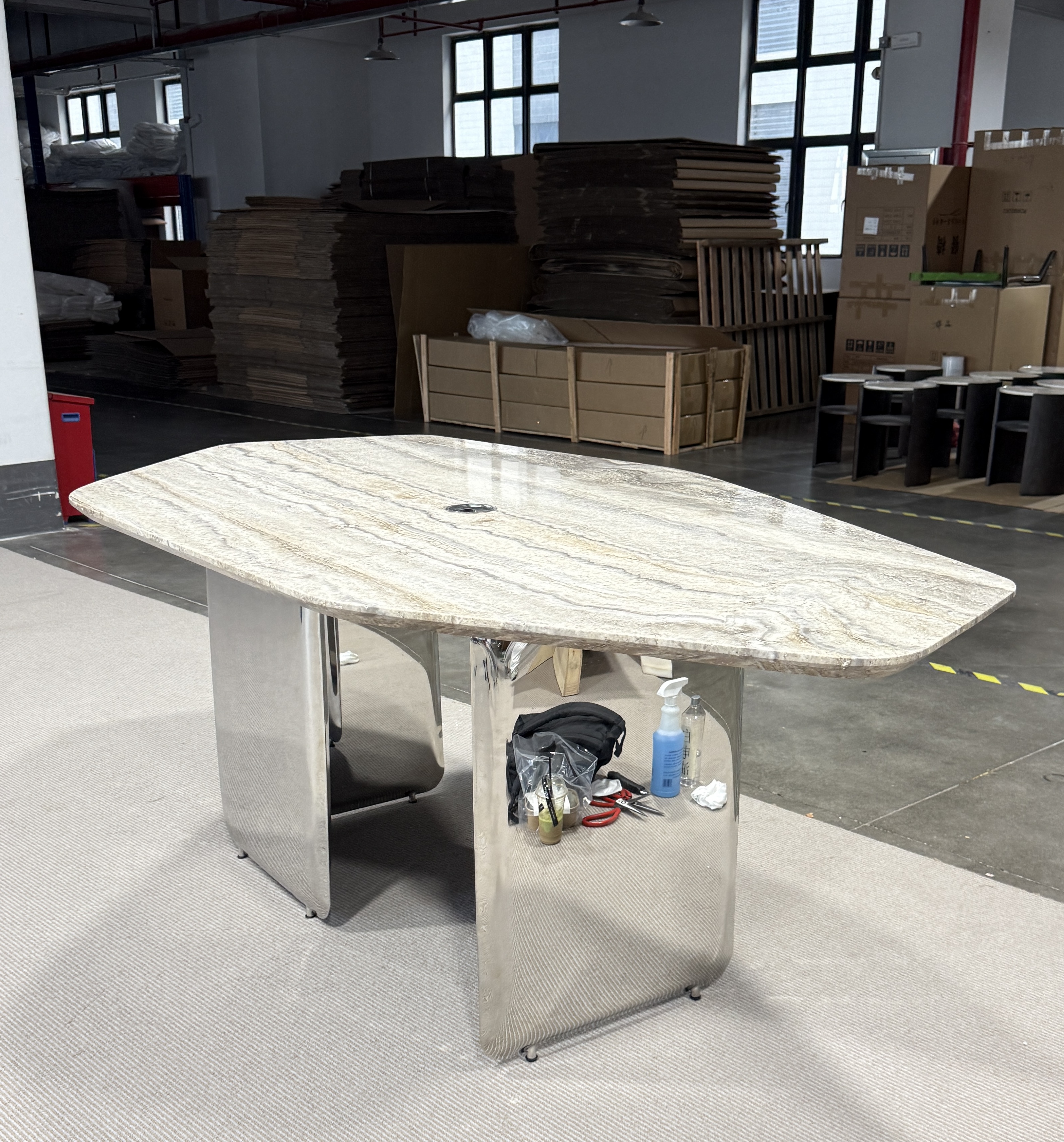 Pebble table