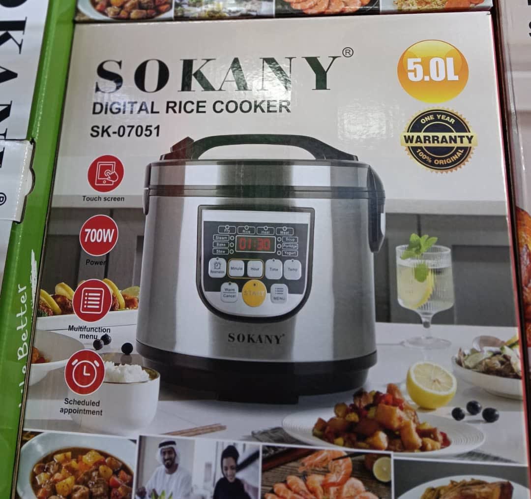 Digital rice cooker  (Sokany) 5L