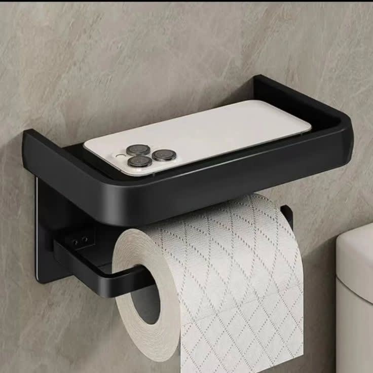 Black tissue rack