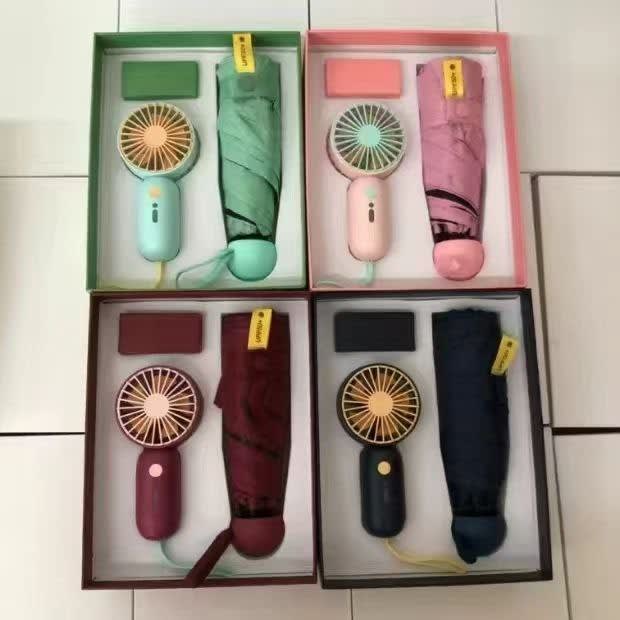 UMBRELLA AND FAN CORPORATE GIFT