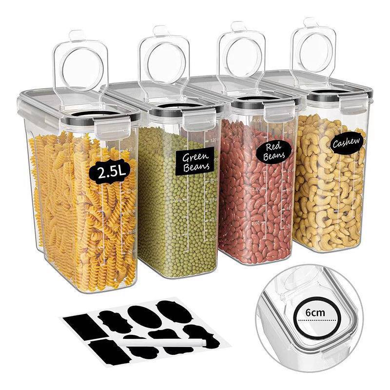 2.5L Each Cereal Storage Container 4pcs set