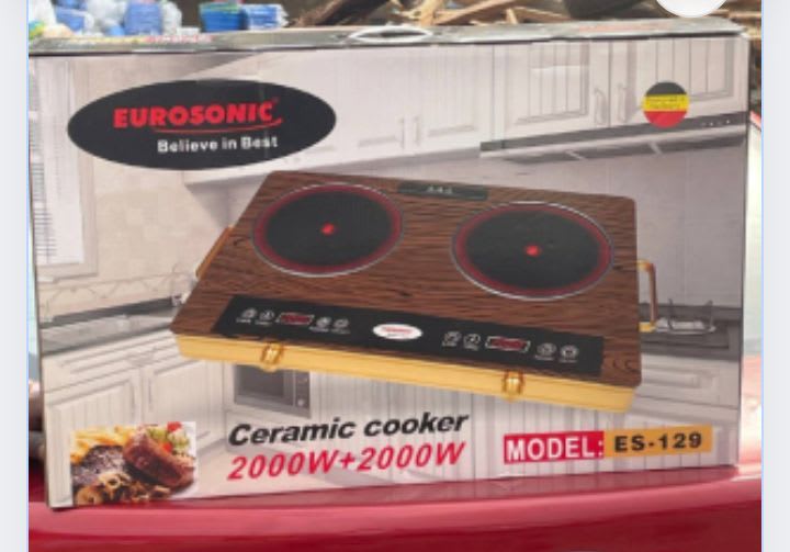 Es 129 double infrared cooker