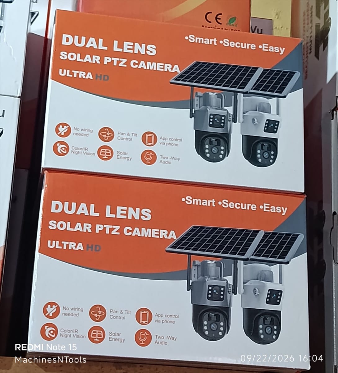 Dual Lens Solar PTZ Camera