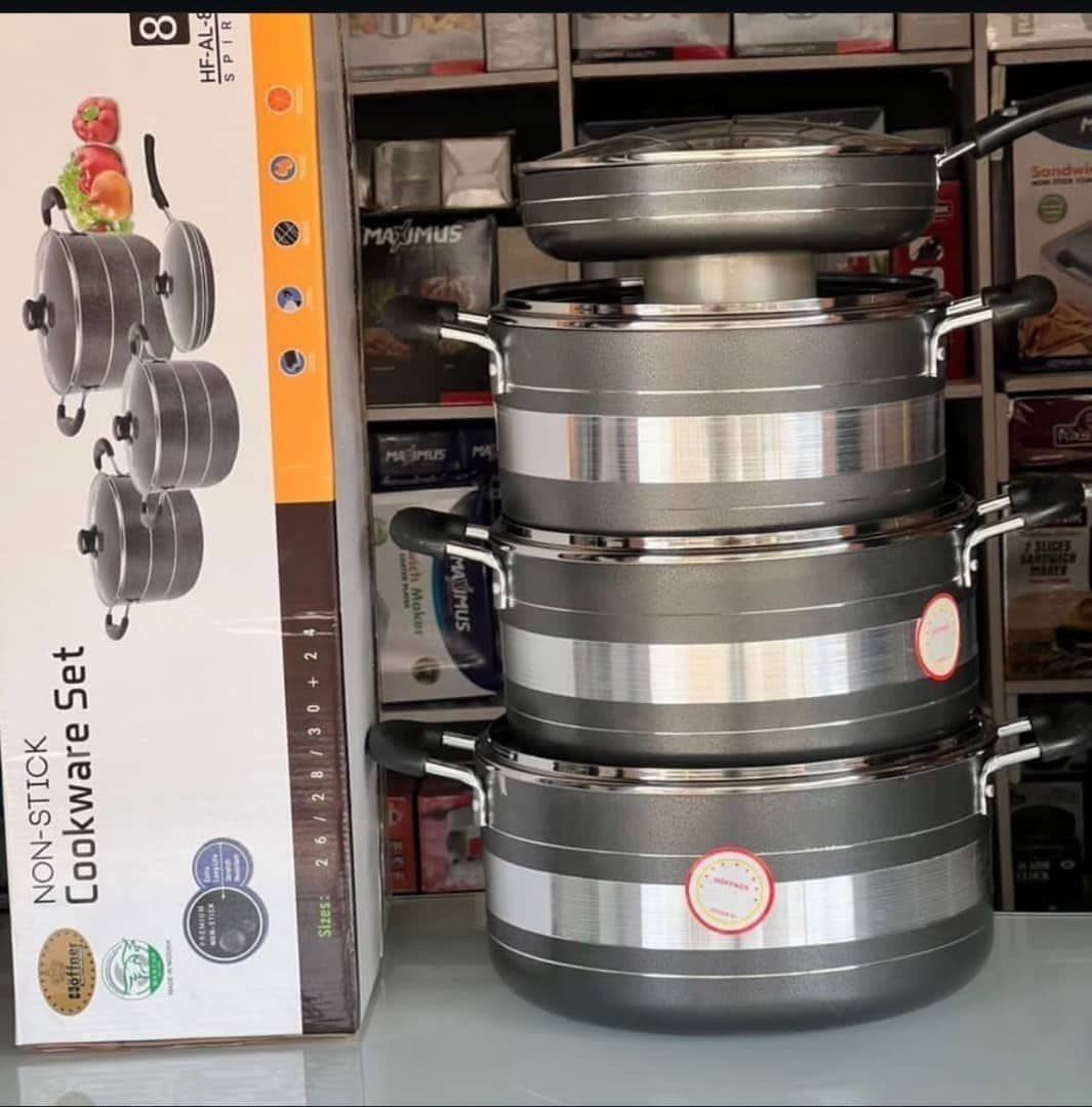 Hf-803 8pcs set of non-stick cookware