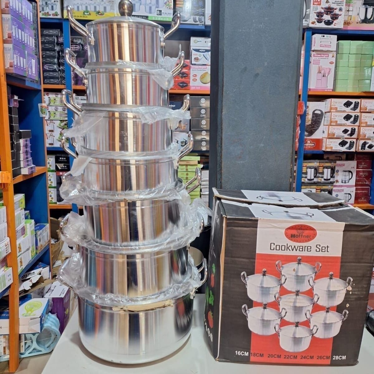 HF1423 7PCS Aluminium Pot