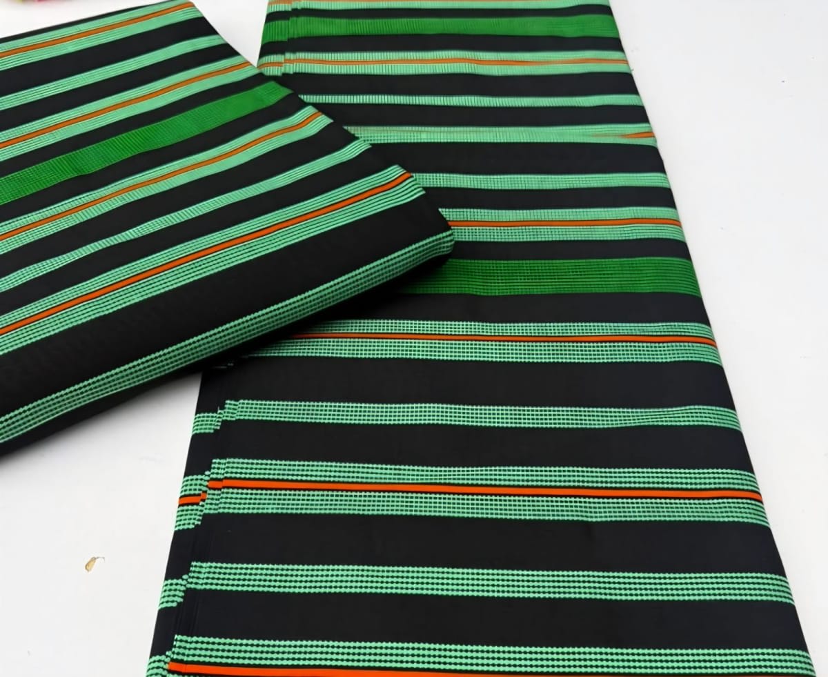 Aso oke inspired Ankara - High Quality