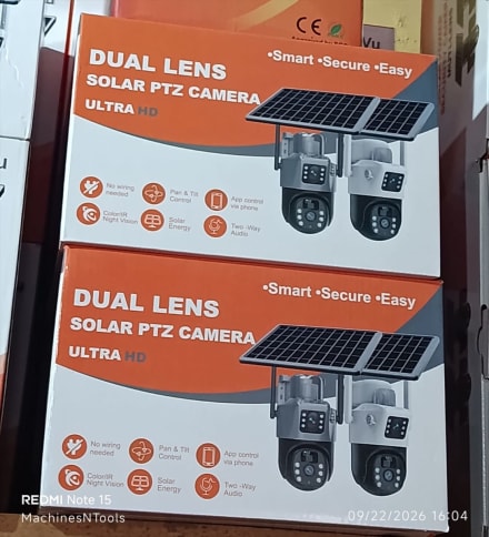 Dual Lens Solar PTZ Camera