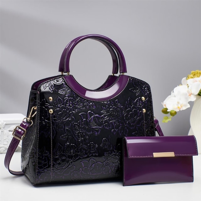 Quality floral embossed bag
