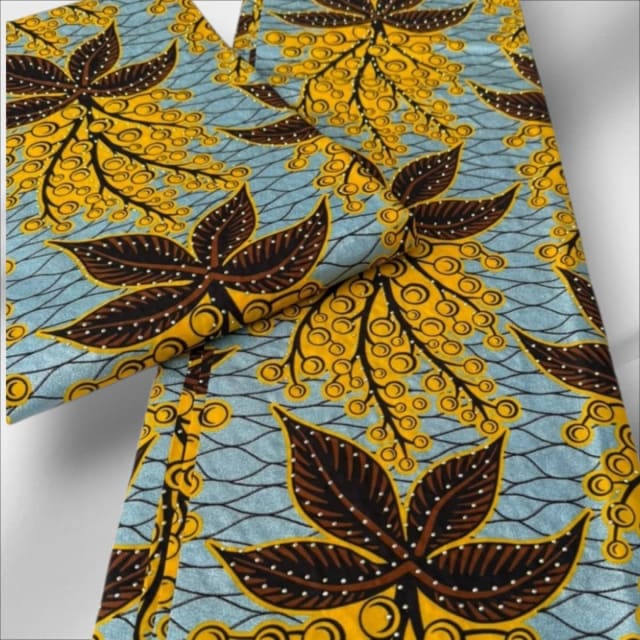 Vibrant  Stone-embellished Ankara Fabric